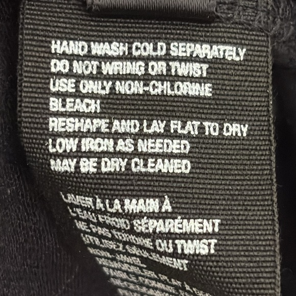 Free People Right On Time Tie Back Peplum Cotton Blend Tunic Top Black Blue M - Picture 12 of 15